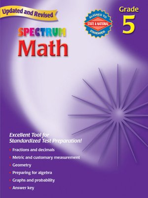 cover image of Spectrum Math, Grade 5